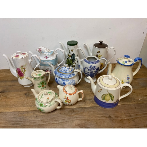 346 - Quantity of Teapots to include Wedgwood and Spode