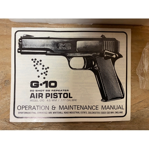 79A - G.10 20 Shot BB Repeater Air Pistol, boxed