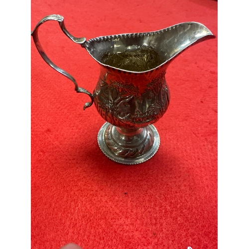 11 - Georgian Silver milk jug 79.6g (tested as silver but no markings)