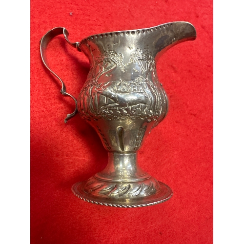 11 - Georgian Silver milk jug 79.6g (tested as silver but no markings)