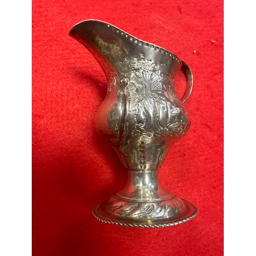 11 - Georgian Silver milk jug 79.6g (tested as silver but no markings)