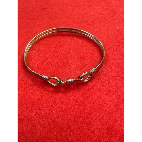 39 - Ladies 9ct gold bracelet 7.80g