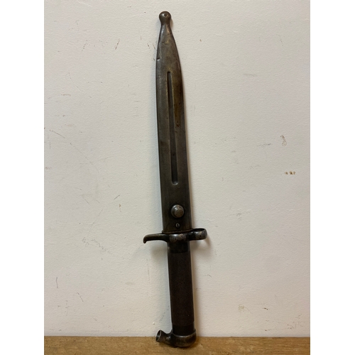 50 - Swedish EJ & AB Mauser Bayonet with Scabbard 13.5”, Vintage Anchor Crown Stamp