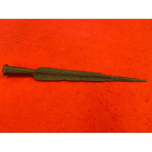 53 - c. Iron Age 19” Socket Mounted Spear Head