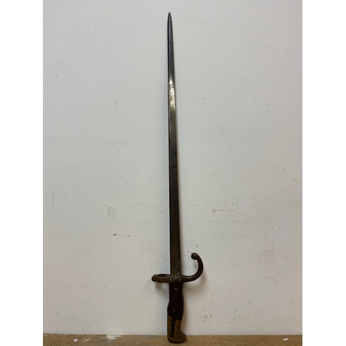 62 - French Model 1874 Bayonet “Gras”, stamped AB 64561