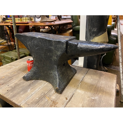 66 - Large Blacksmiths Anvil, 29”x13”