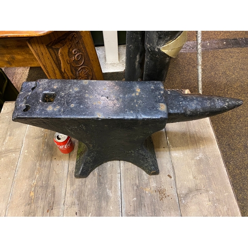 66 - Large Blacksmiths Anvil, 29”x13”