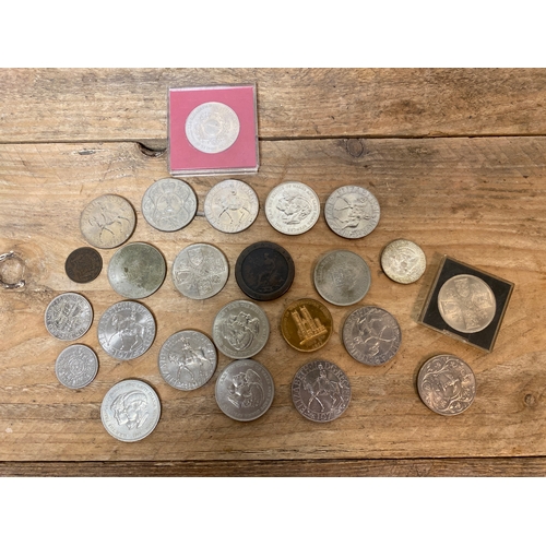 81 - Collection of Mixed Coins including 1797 Cartwheel Penny