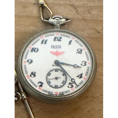 93 - Oriosa (Molnija Export) USSR pocket watch 18 jewel working order