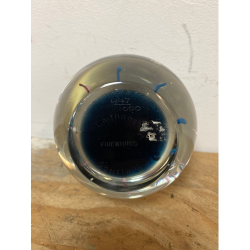 104 - Caithness Art Glass Paperweight ‘Fireworks’ 447/1000