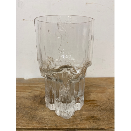 133 - 1960’s Designer ‘Block of Ice’ Vase by Tapio Wirkkala, TW Signed - Made for Finnish Design Brand Lit... 