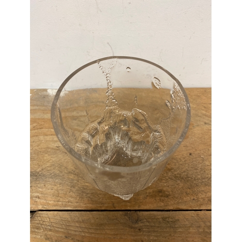 133 - 1960’s Designer ‘Block of Ice’ Vase by Tapio Wirkkala, TW Signed - Made for Finnish Design Brand Lit... 