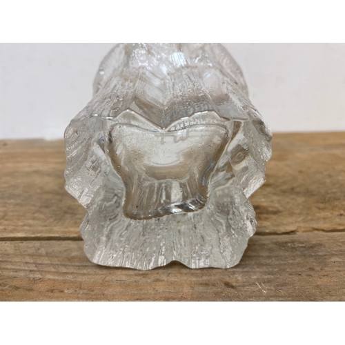 133 - 1960’s Designer ‘Block of Ice’ Vase by Tapio Wirkkala, TW Signed - Made for Finnish Design Brand Lit... 