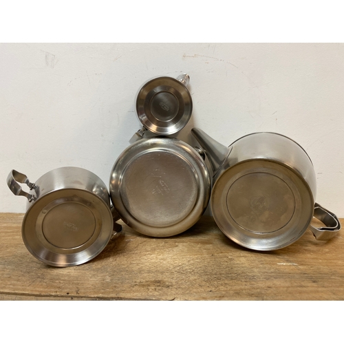 144 - Old Hall Sandon Stainless Steel Teaset