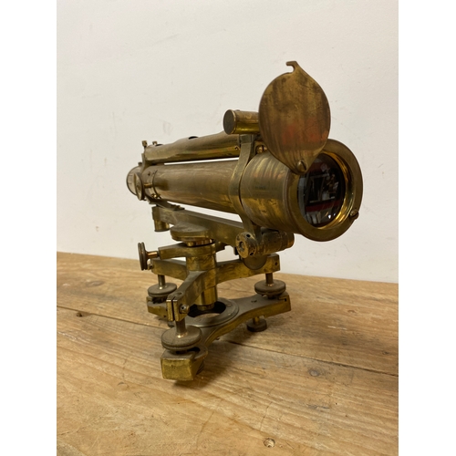 151 - Brass Surveyors Theodolite by Troughton & Simms London