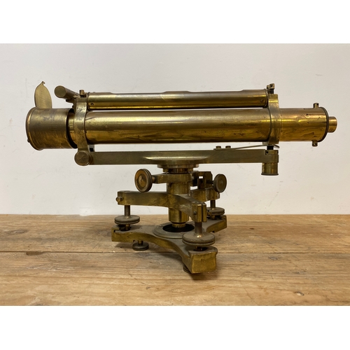 151 - Brass Surveyors Theodolite by Troughton & Simms London