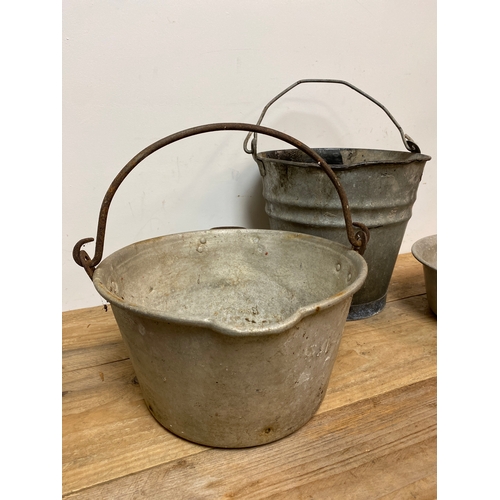 169 - Trio of Vintage Metal Containers