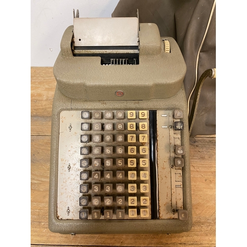 191 - C.1940’s Burroughs Adding Machine, Scotland - Serial P185467 S