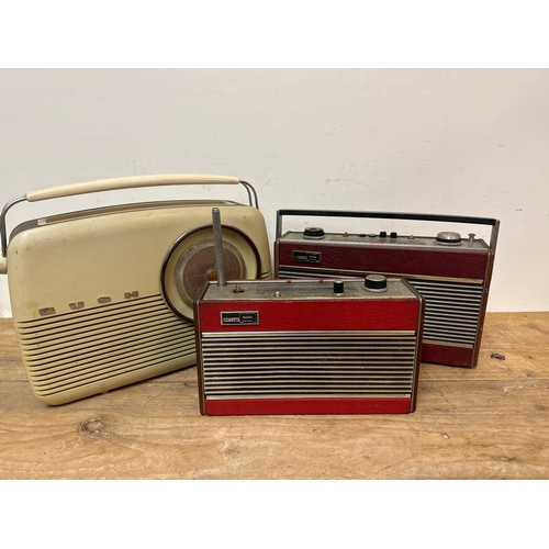 194 - 3 vintage radios untested for spares