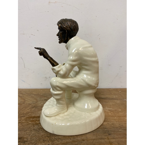 207 - 1978 Minton Porcelain and Bronze Figure ‘Travellers Tales’