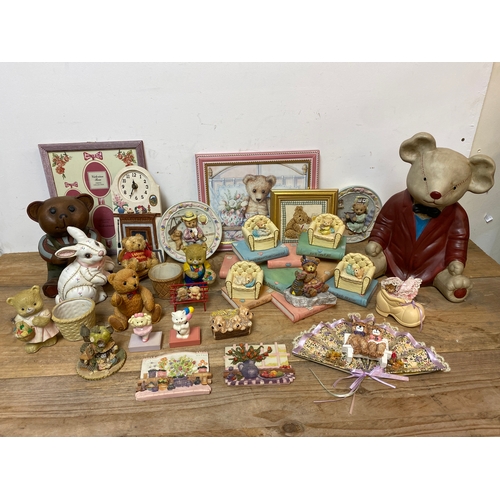 212 - Large Quantity of Teddy Bear Figures and Related Items