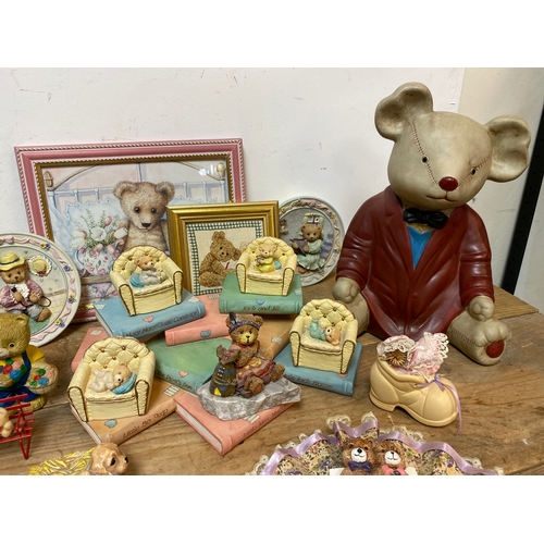 212 - Large Quantity of Teddy Bear Figures and Related Items