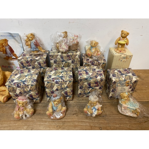 213 - Quantity of Boxed Cherished Teddies with Large Cherished Teddies Figure