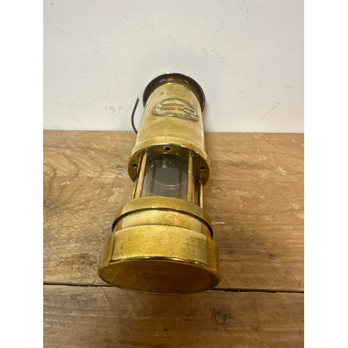 226 - Collectable brass miners lamp