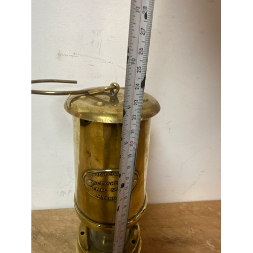 226 - Collectable brass miners lamp