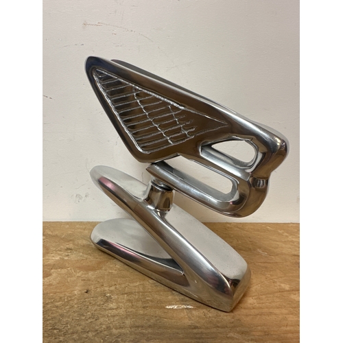 228 - Aluminium Flying Bentley Desk Ornament