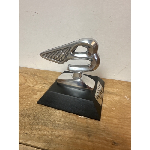 229 - Aluminium Flying Bentley 2019 Desk Ornament