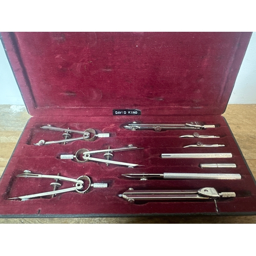 243 - Vintage draughtsman set complete with case