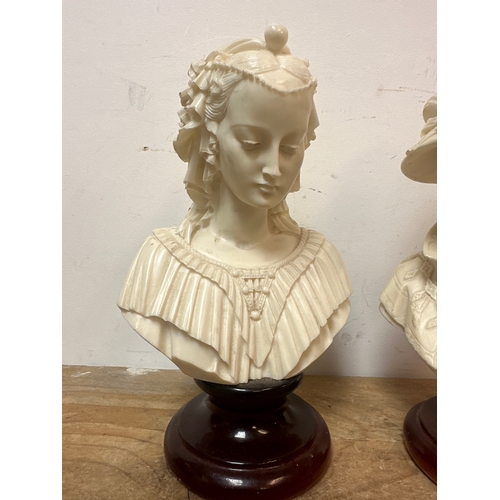 245 - Pair of collectable female busts