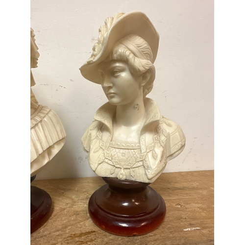 245 - Pair of collectable female busts