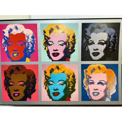 298 - Colourful Marilyn Monroe Wall Art, 53”x22”