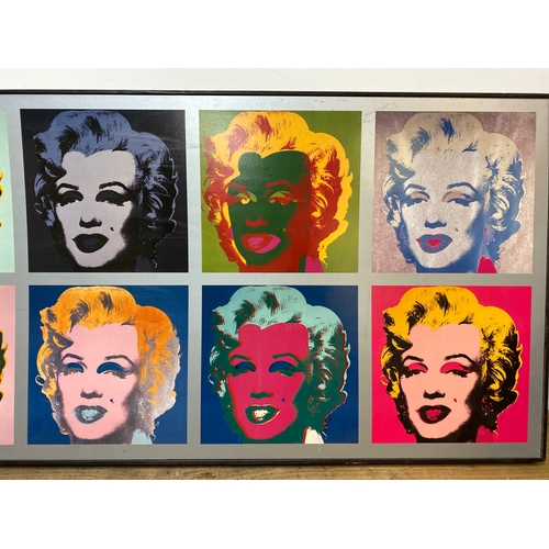 298 - Colourful Marilyn Monroe Wall Art, 53”x22”