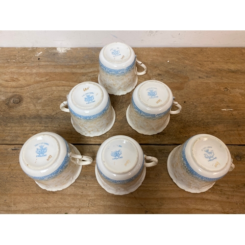 316 - Six Antique Foley China Teacups