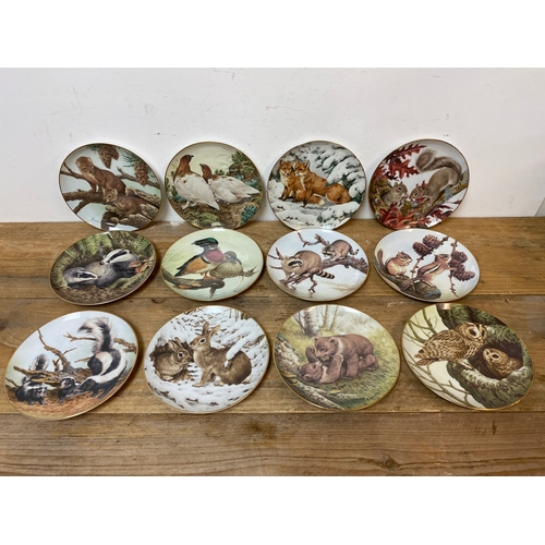 331 - Collection of Ceramic Picture Plates of Animals by The Collectors Studio