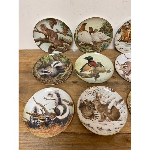 331 - Collection of Ceramic Picture Plates of Animals by The Collectors Studio