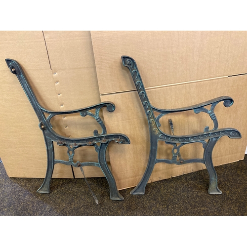 367 - Cast Iron Bench Ends