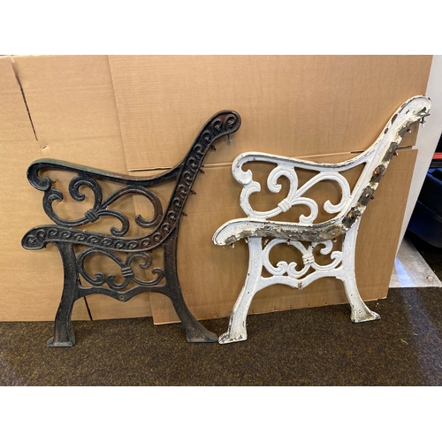 368 - Cast Iron Bench Ends