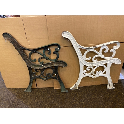 368 - Cast Iron Bench Ends