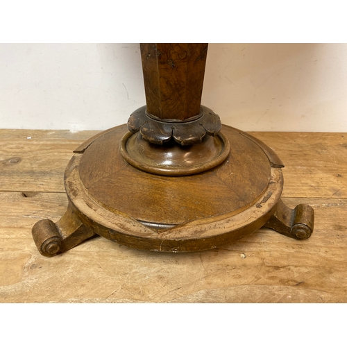 374 - Victorian Adjustable Stool, Upholstered in Green (AF)