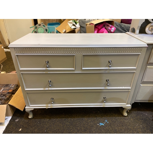 378 - Grey Painted Sideboard