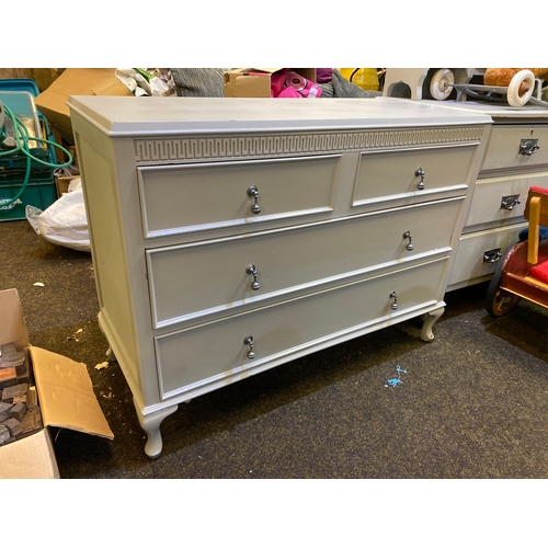 378 - Grey Painted Sideboard