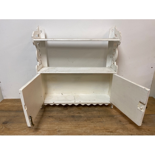 380 - Wall Shelf with Cupboard