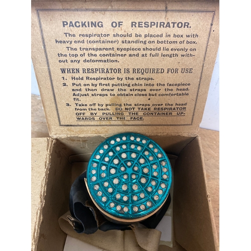 33 - Respirator Gas Mask with Box