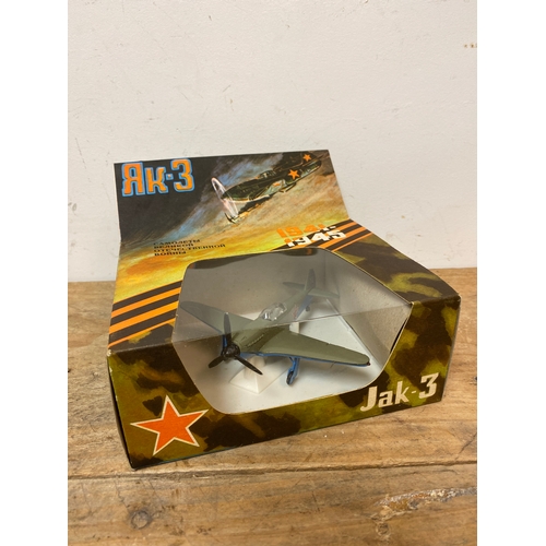 35 - YAK-3 WW2 Airfighter 1:72 Scale Metal Model, USSR, Boxed