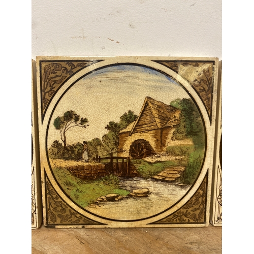 43 - Vintage Tiles x 3