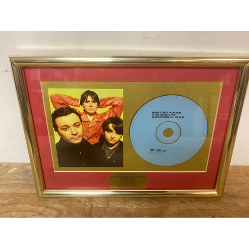 67 - Limited Edition Manic Street Preachers Plaque item 001 of 500